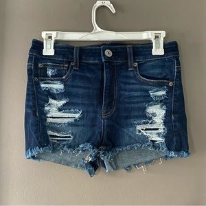 High Rise American Eagle Jean Shorts